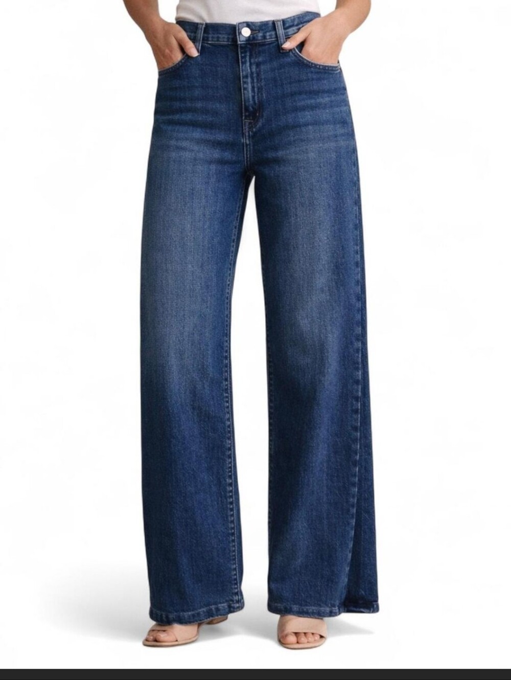 NWT Hudson Rosalie High Waist Wide Leg Jeans Pants 24